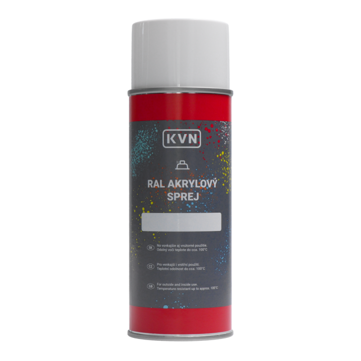 Sprej 400 ml REZISTOL na zinek, černá RAL9011-matná