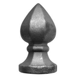 Šiška ozdobná 185 mm, podstavec Ø 100 mm (plná)