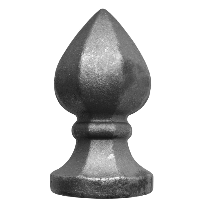 Šiška ozdobná 185 mm, podstavec Ø 100 mm (plná)