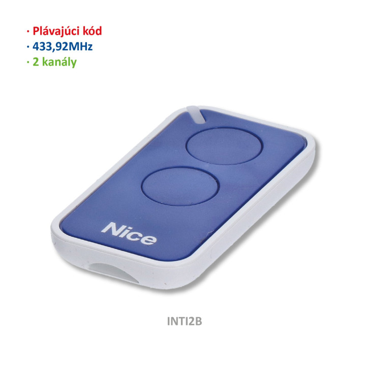Vysílač ERA 2kanálový 433MHz (plovoucí kód, modrý)