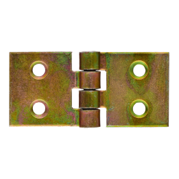 Závěs pásový 54 x 25 mm, žlutý zinek