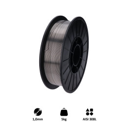 Svařovací drát AISI 308L 1,0 mm MIG-MAG nerez 5 kg