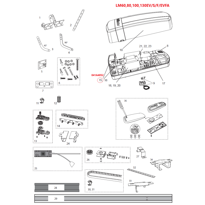 Řídicí deska EVFA433MHz/868MHz EVO (041A4052)