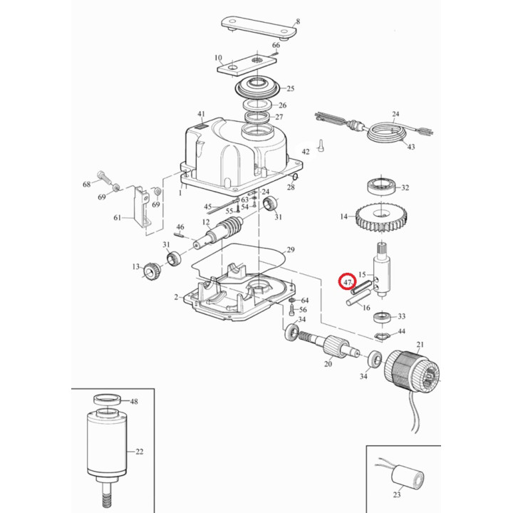 Zajišťovací kolík 12x65 mm (P MCS12.4630) pro WIL/METRO