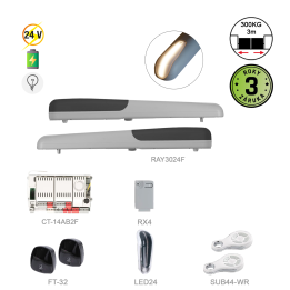 Sestava FAST pro dvoukřídlou bránu do 3m / křídlo (RAYKIT)