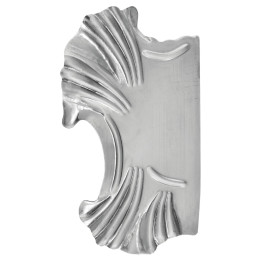 Štít 270x165x2 mm bez otvorů, zdobený, levý