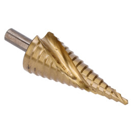 Stupňovitý kuželový vrták HSS 4341 TiN 4 - 32 mm