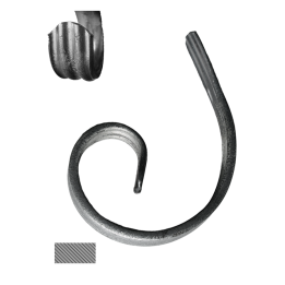 Půlkruh 14 x 6 mm, 100 x 120 mm