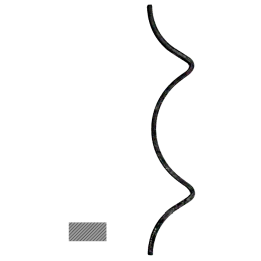 Prvek 12 x 6 mm, 312 x 52 mm