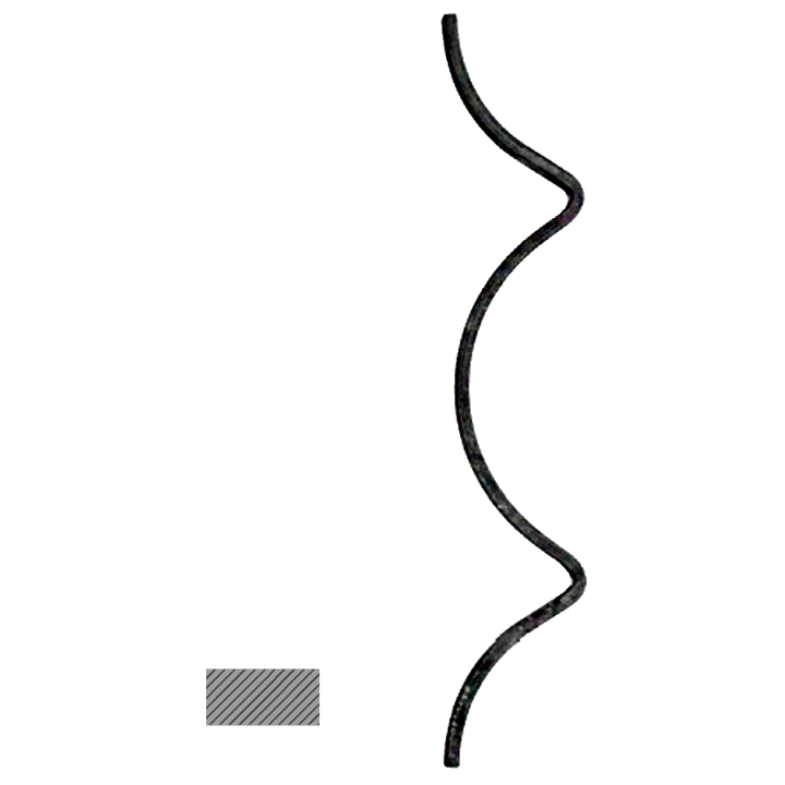 Prvek 12 x 6 mm, 312 x 52 mm