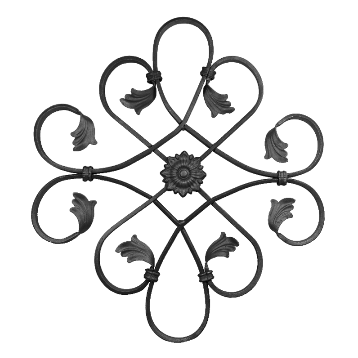 Ornament 580 x 510 mm, profil 16 x 8 mm (náhrada za 3326)