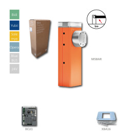 Automatická závora NICE M5BAR pro průjezd 3,17–4,82 m