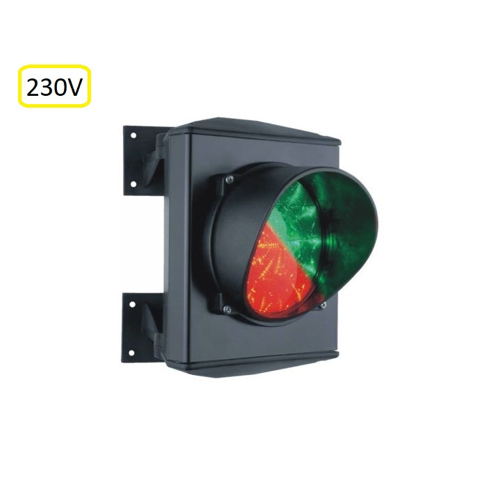 Semafor ASF semafor jednokomorový, LED, hliník, 230V