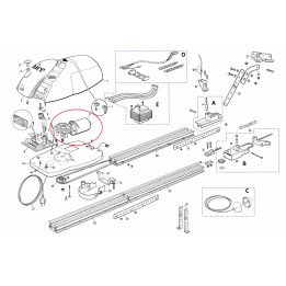 Motor 24V, 26W s převodovkou SP6100 (SPA02R01 /MGDC00200)