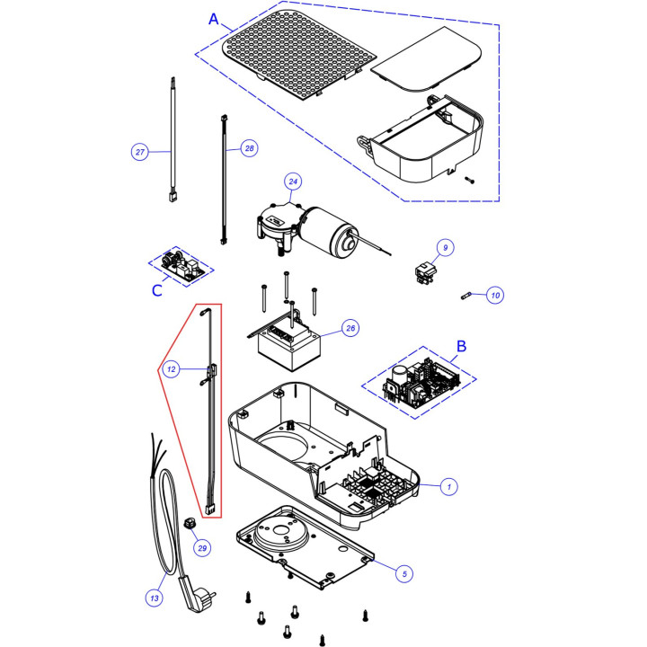 Propojovací kabel SPO600R30, SPO1000 (CA0367A01)