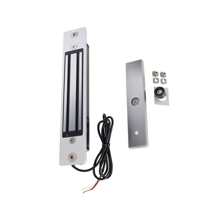 Zadlabávací přídržní elektromagnet LOCINOX MAGUNIT 2500 (2500N) pro křídlové a posuvné vrata