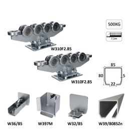 Profil Samonos do 500 kg (profil 80 x 85 x 6000 mm, Zn)