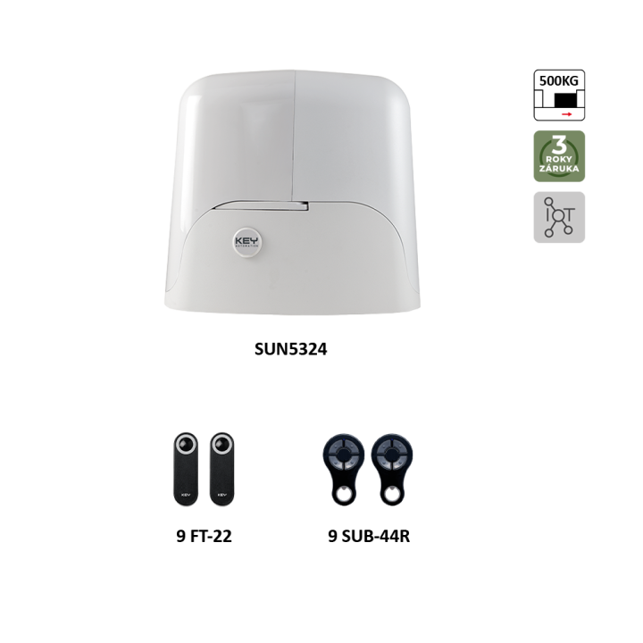 SUNKIT pro posuvnou bránu do 500 kg