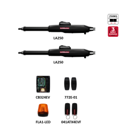 LiftMaster LA250EVK – sada pro dvoukřídlou bránu do 2,5 m/křídlo