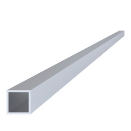 Hliníkový jekl 25 x 25 x 2 x 6000 mm, bez úpravy