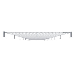 Set pro fasádní lanovou stěnu, 1,8 x 10 m, odsadenie 150 mm