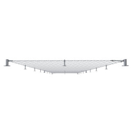 Set pro fasádní lanovou stěnu 3 x 25 m, odsazení 100 mm, nerez