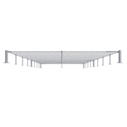 Set pro fasádní lanovou stěnu, 3 x 25 m, odsazení 200 mm