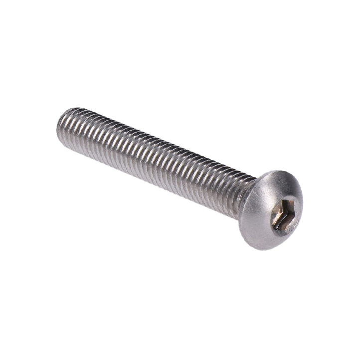 Nerezový šroub (M8x60mm) půlkulatá  hlava, imbus, DIN7380 /AISI304